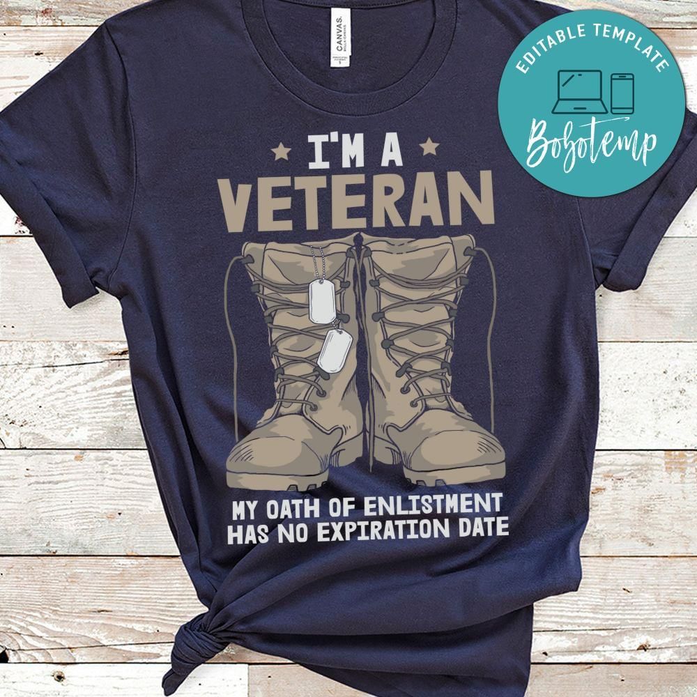 My Oath Enlistment No Expiration shirt