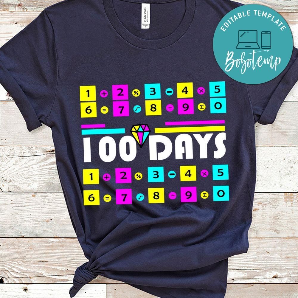 100 days shirt