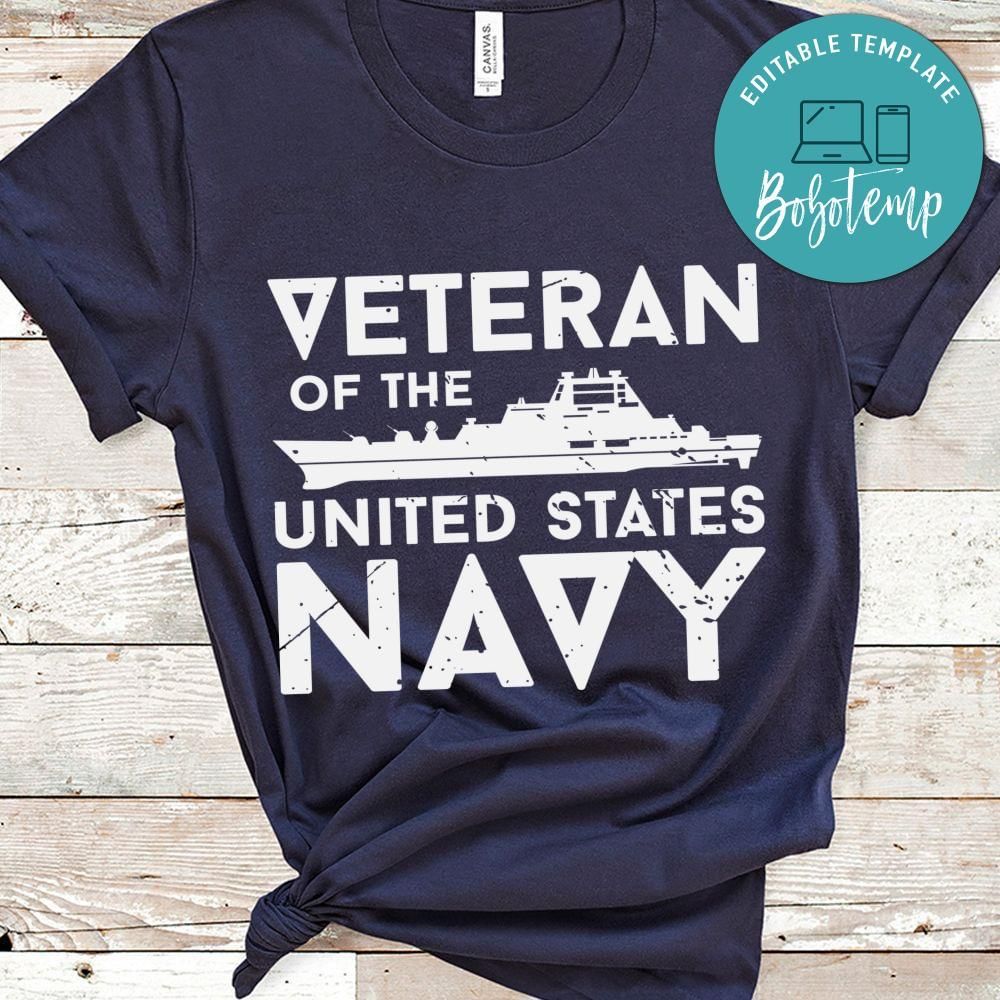 Veteran of the united states navy shirt