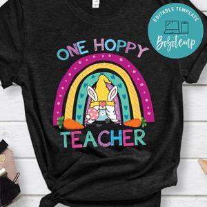 One hoppy teacher shirt