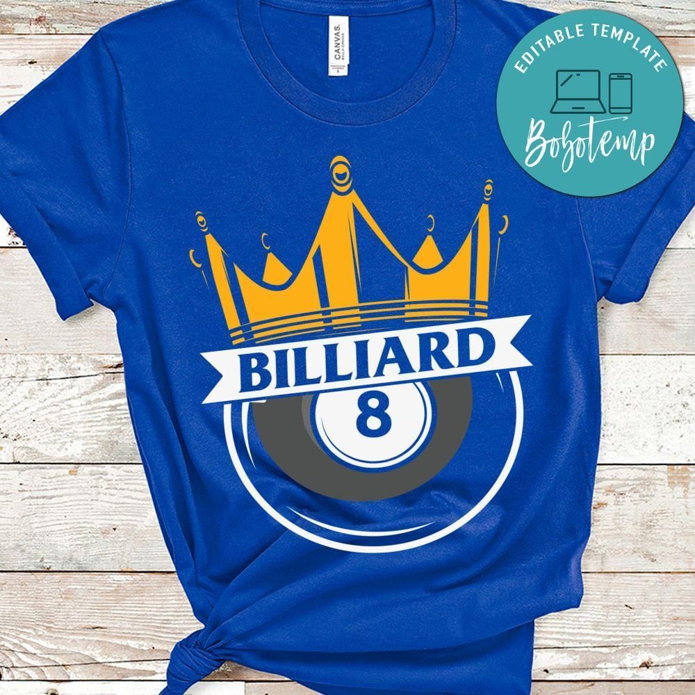 King Billard 8 shirt
