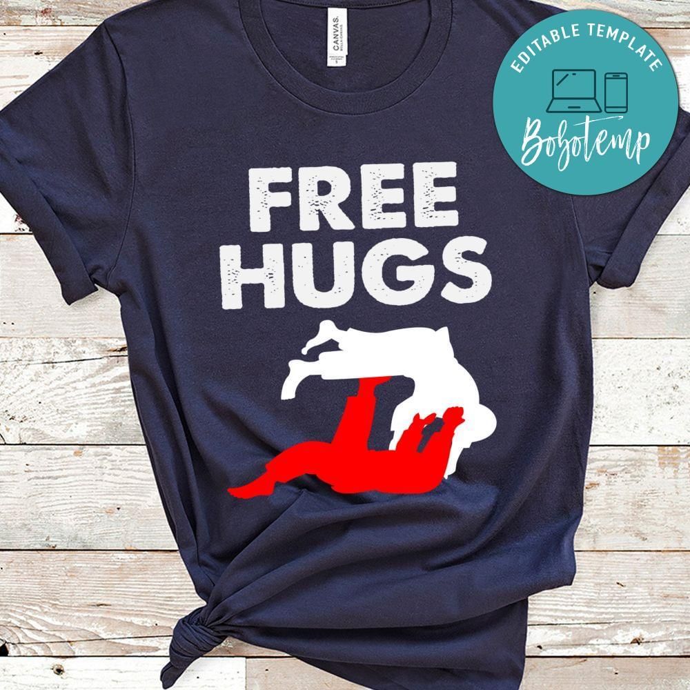 Free Hugs Jiu Jitsu Shirt