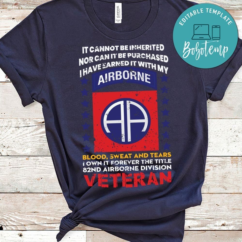 Blooed sweat and tears veteran shirt