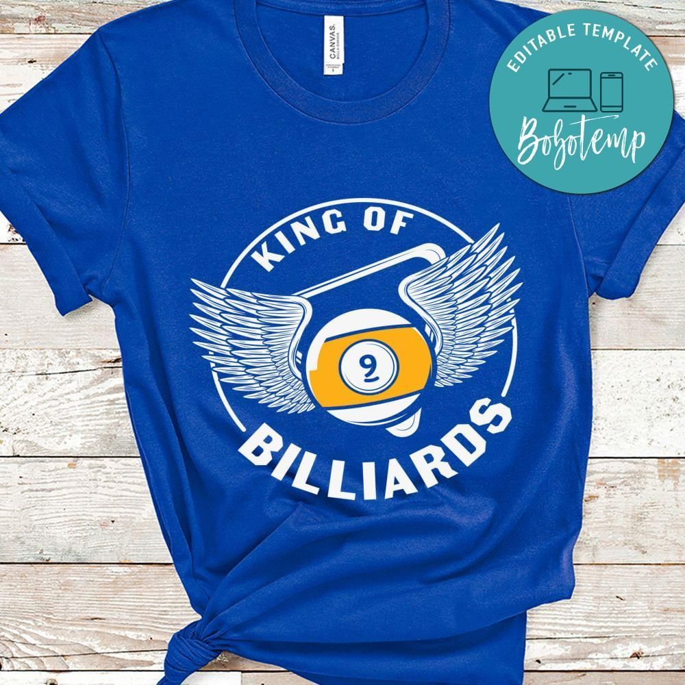 King of billards shirt