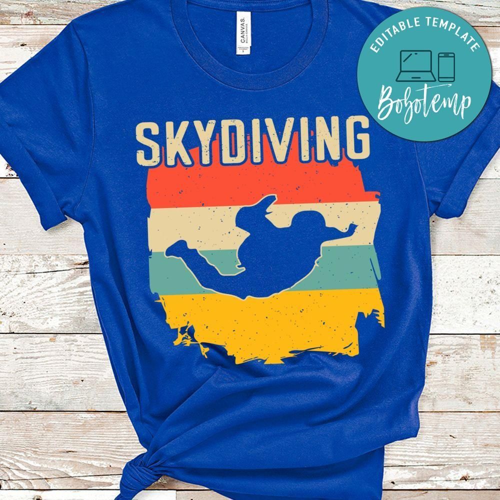 Skydiving shirt gift