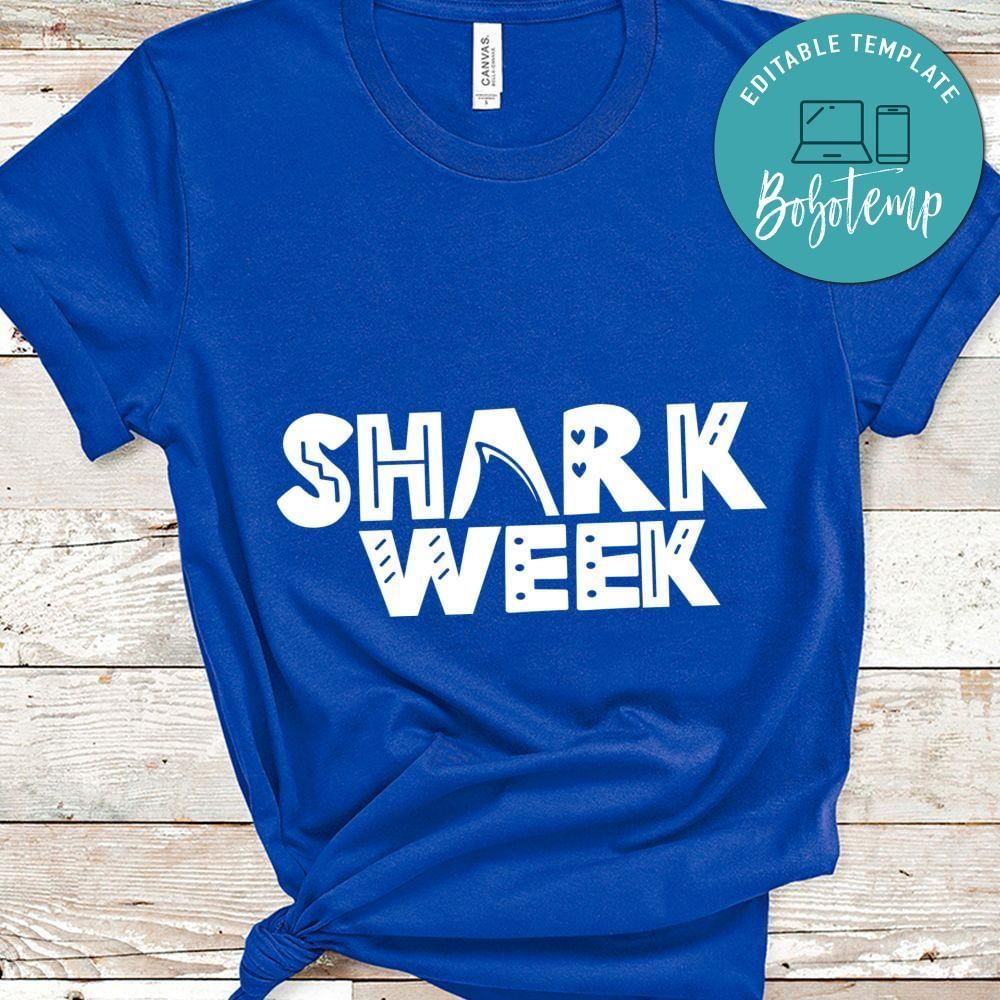 Shark week shirt