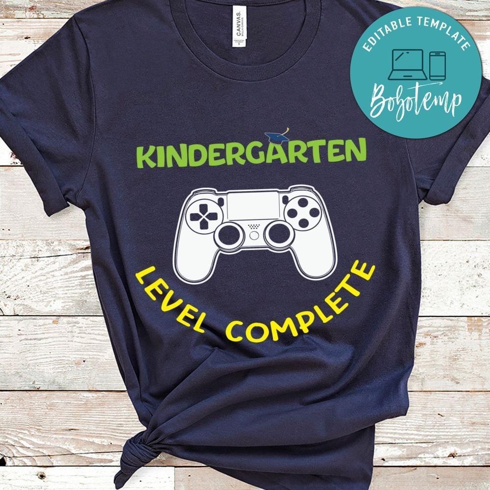 Kingergarten level complete shirt