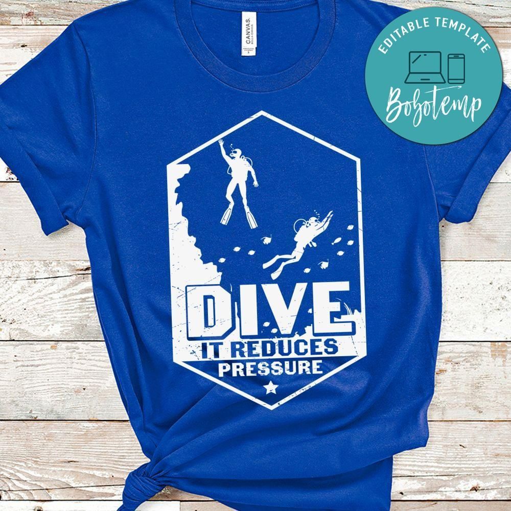 Dive it reduces pressure shirt