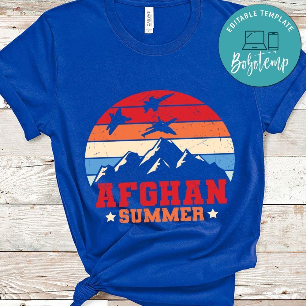 Afghan summer veteran shirt