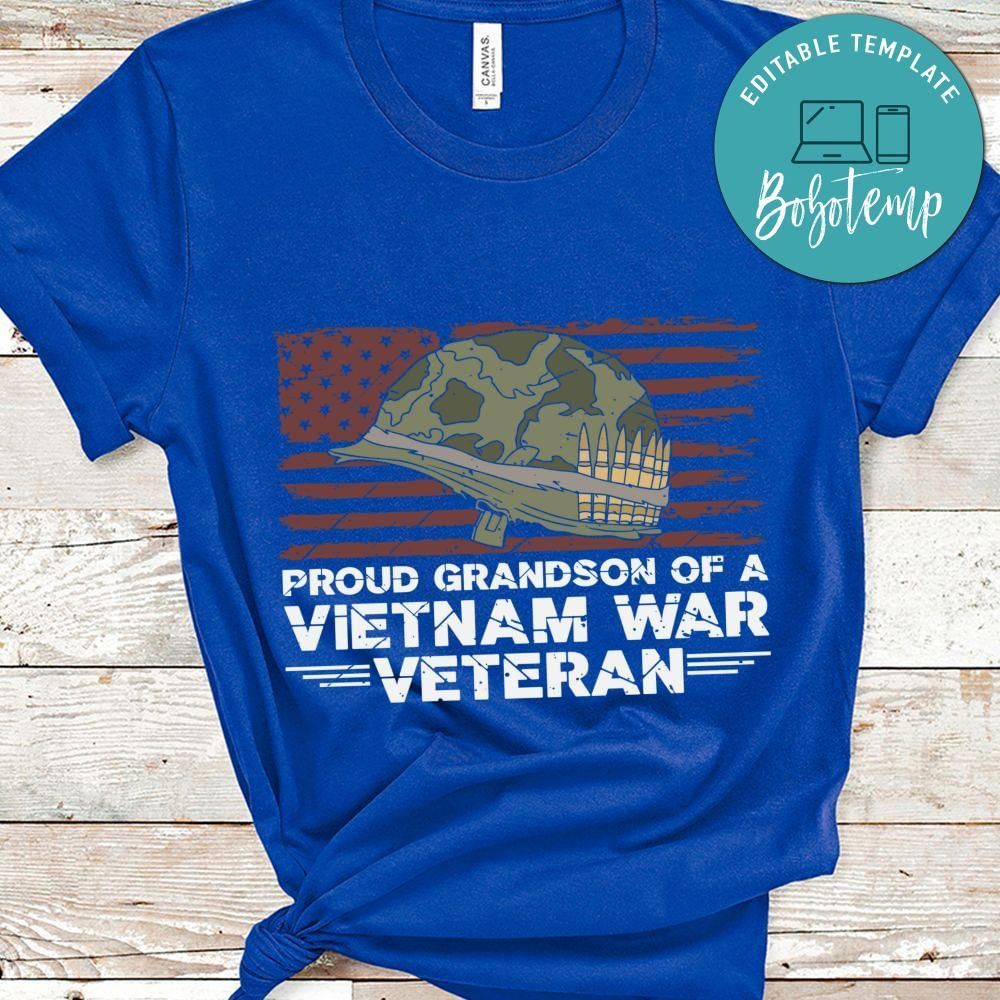 Proud Grandson Of A Vietnam shirt