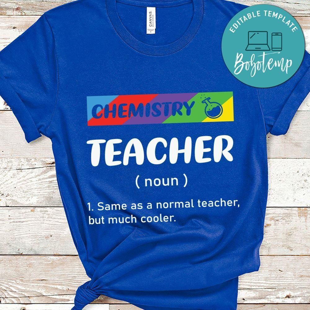 Funny Chemistry Teacher Meaning shirt