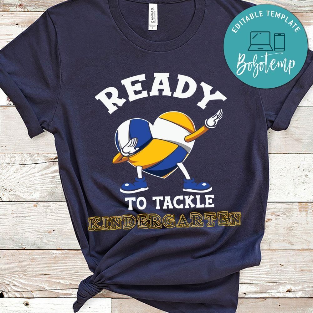 Ready to tackle volleyball toddler shirt