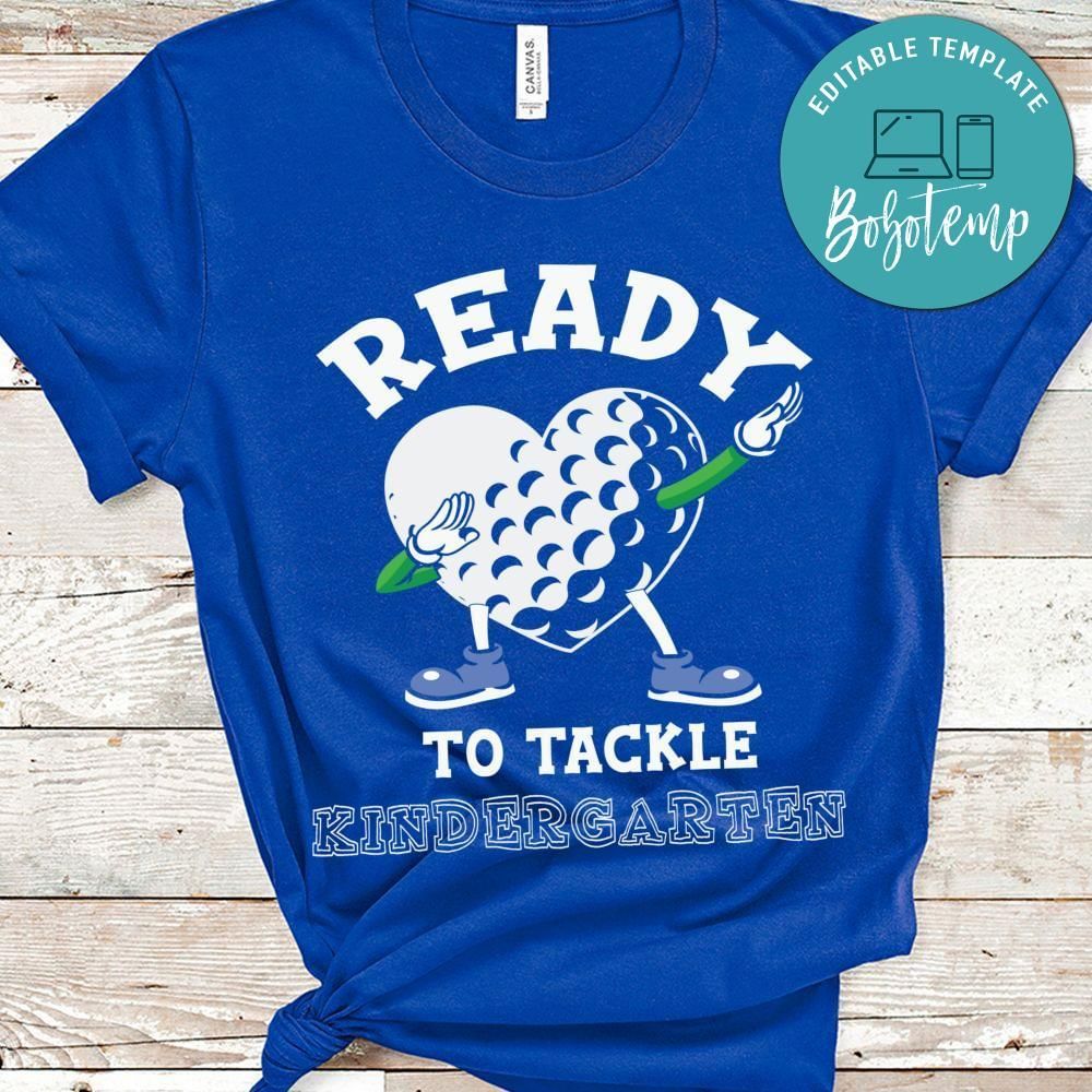 Ready to tackle goft toddler shirt