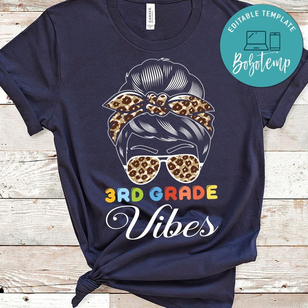 3rd grade vibes shirt gift