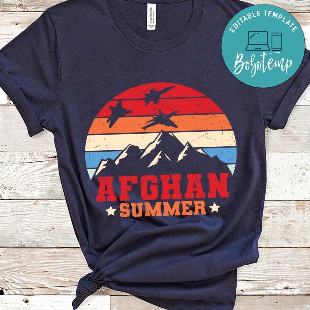 Afghan summer veteran shirt