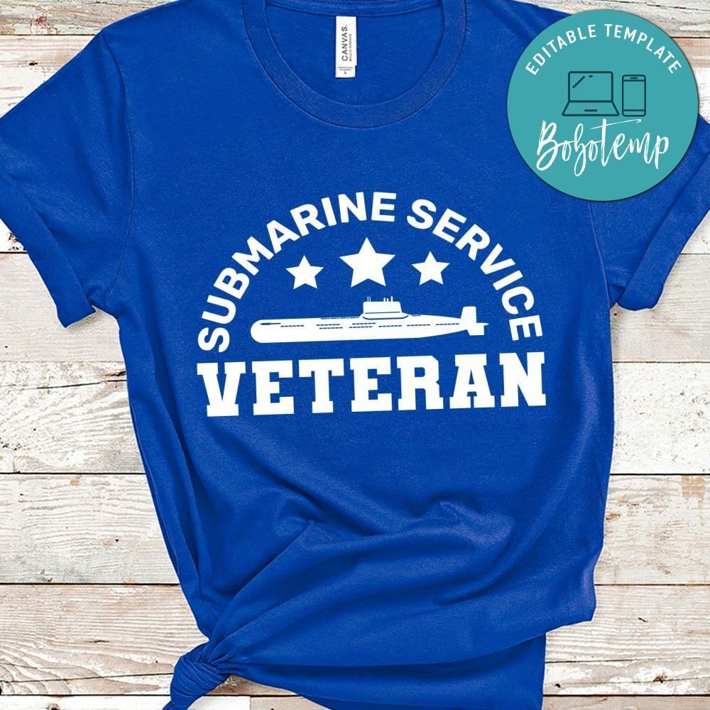 Submarine Service Veteran US Army shirt