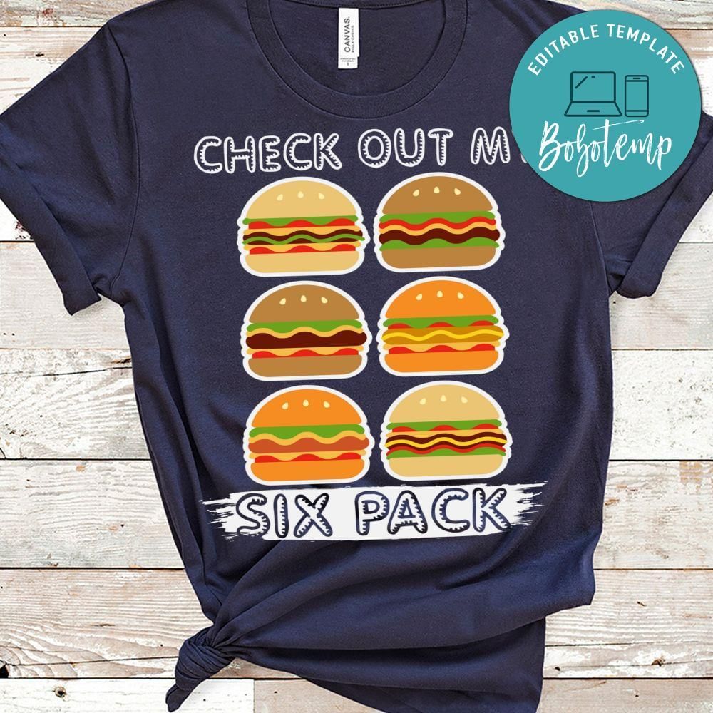 Check out My Six Pack Burger Funny Shirt