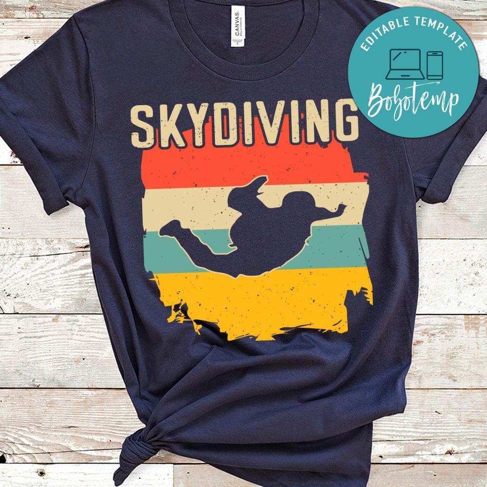 Skydiving shirt gift