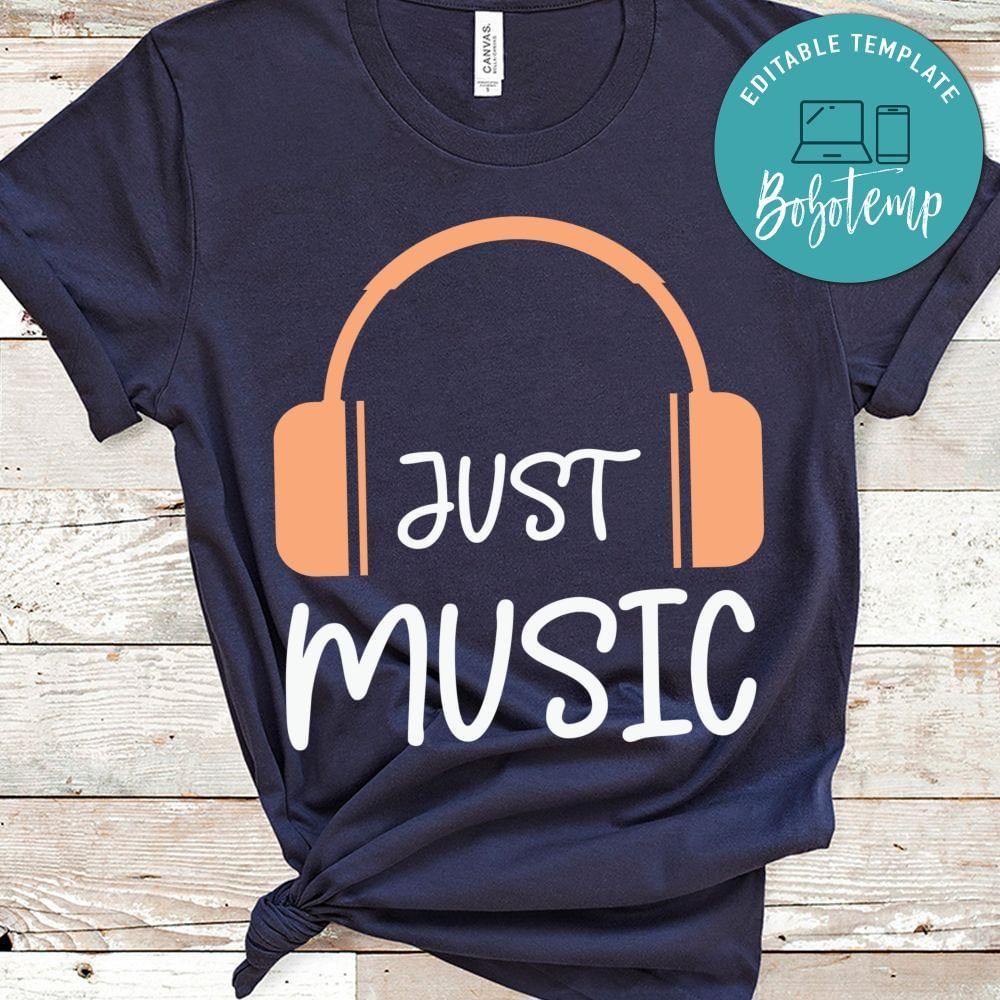 Just music shirt