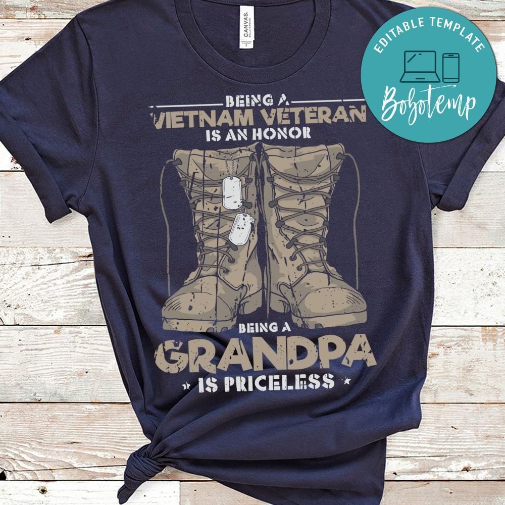 Grandpa Priceless Vietnam Veteran Honor shirt