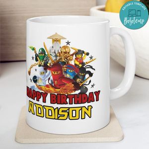 Ninjago Happy Birthday Ceramic Mug 11oz