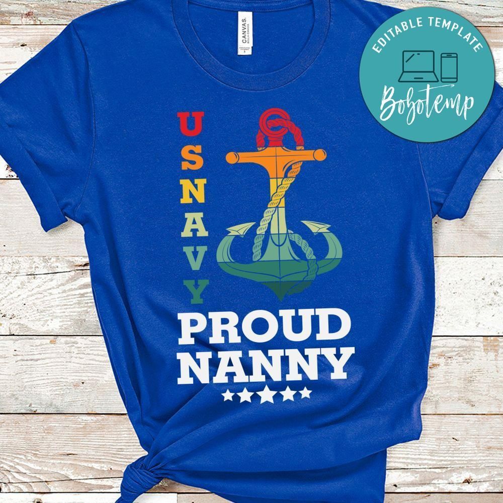 US Navy Proud Nanny shirt