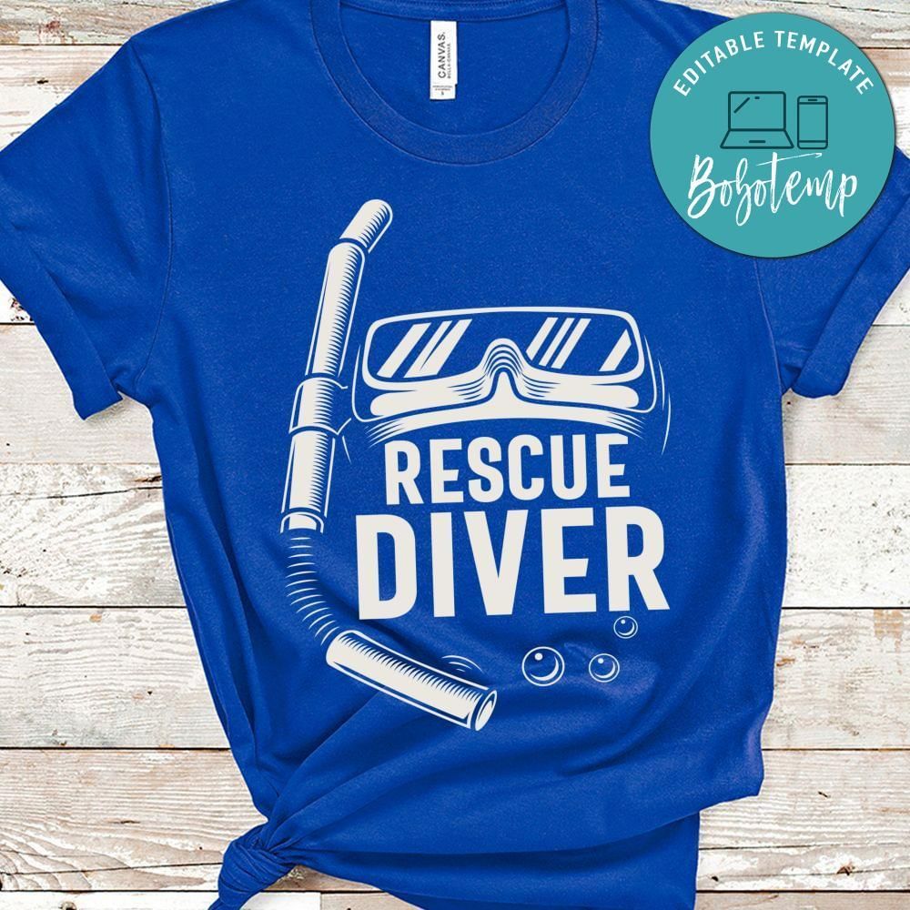 Rescue diver shirt