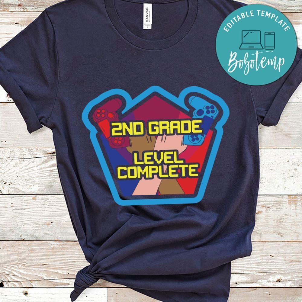 2nd grade level complete gift shirt
