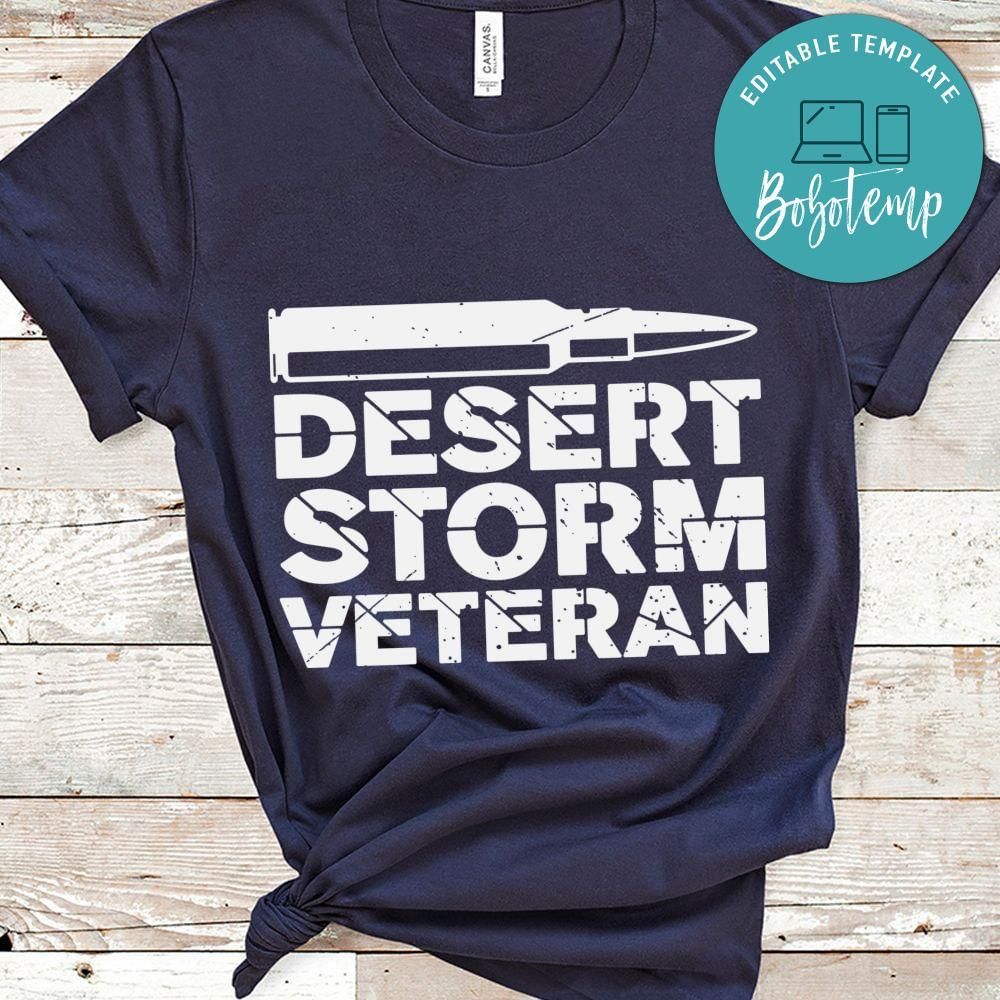 Desert Storm Veteran US Army shirt