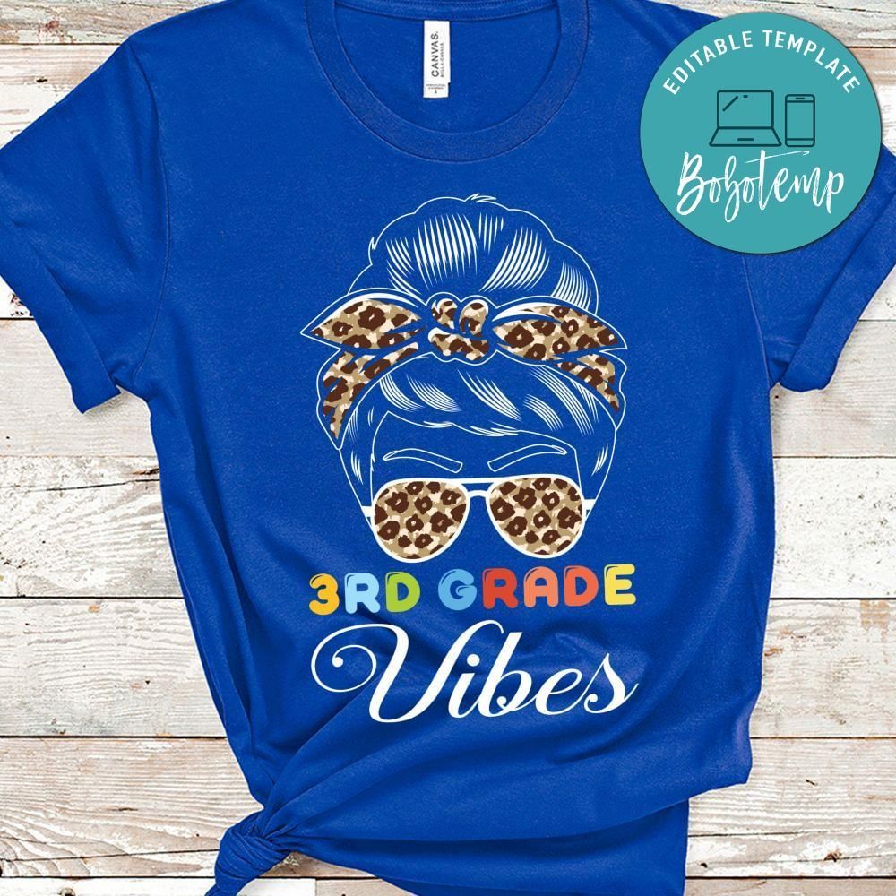 3rd grade vibes shirt gift
