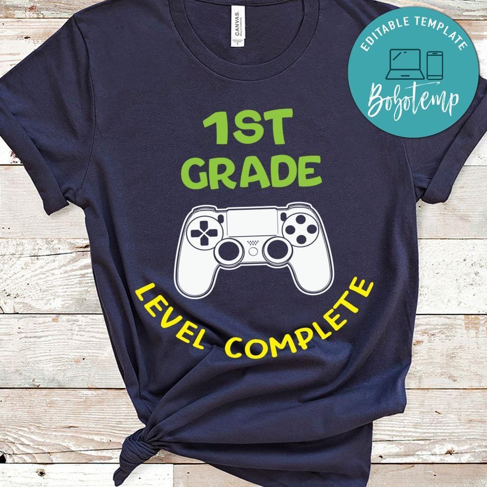 1st grade level complete shirt
