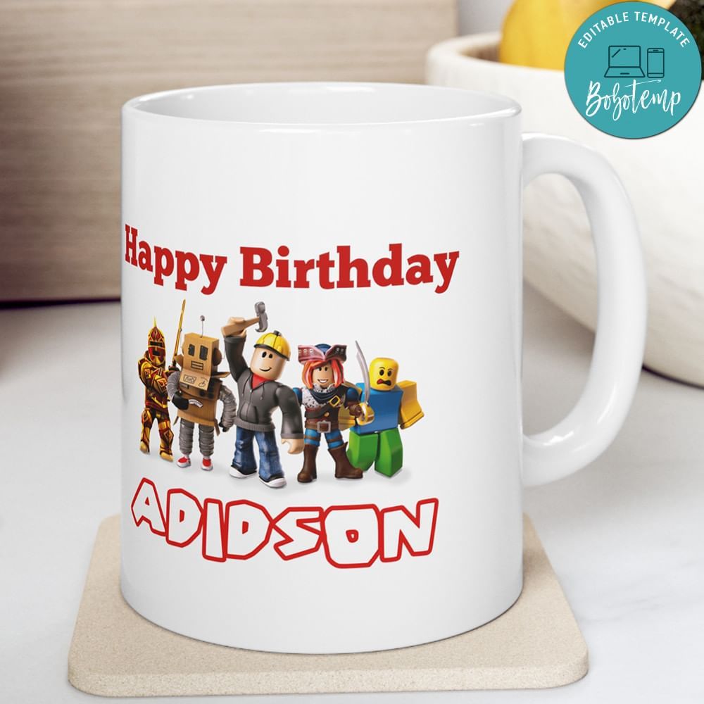 Roblox Happy Birthday Ceramic Mug 11oz