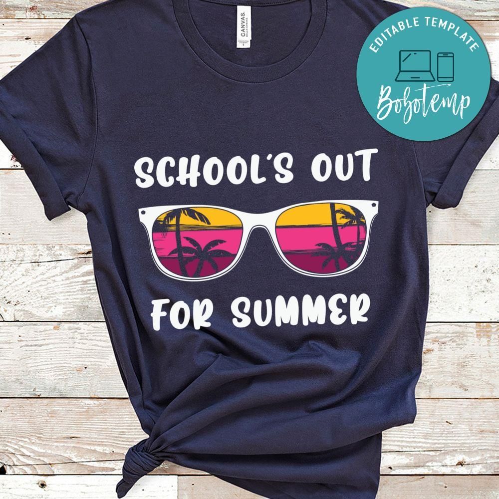 school's out for summer cool shirt