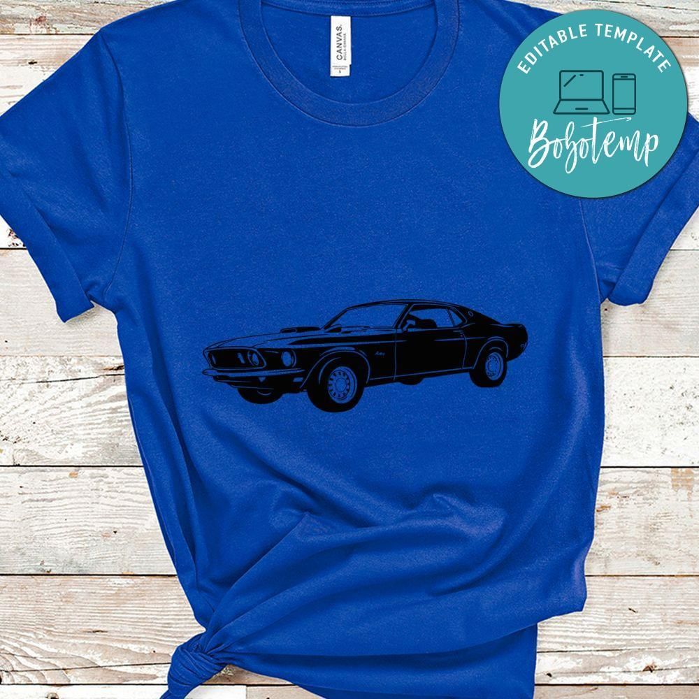 Ford Mustang Fastback 1969 Car shirt