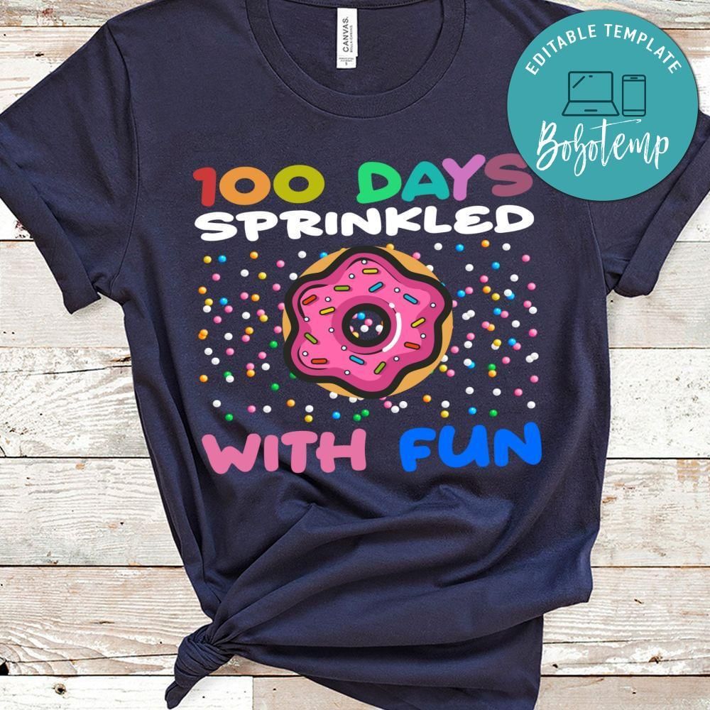 100 days sprinkled with fun shirt