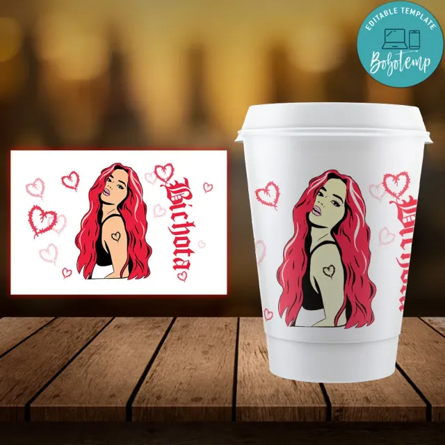 starbucks cold cup template
