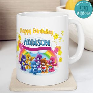 Carebear Happy Birthday Ceramic Mug 11oz