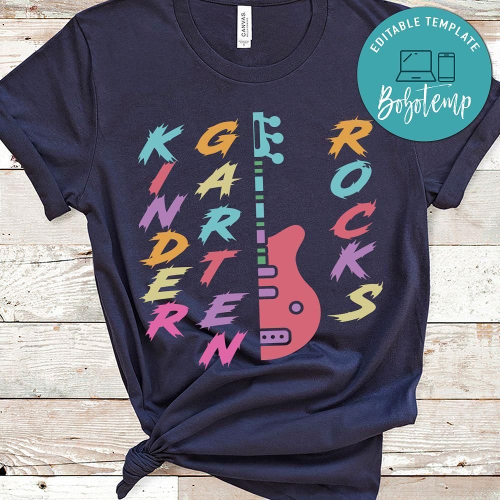 Kindergarten rocks toddler shirt