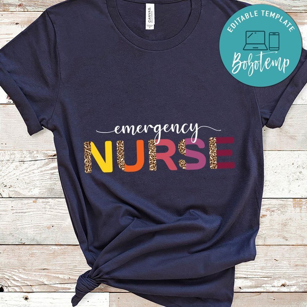Emergency nurse shirt