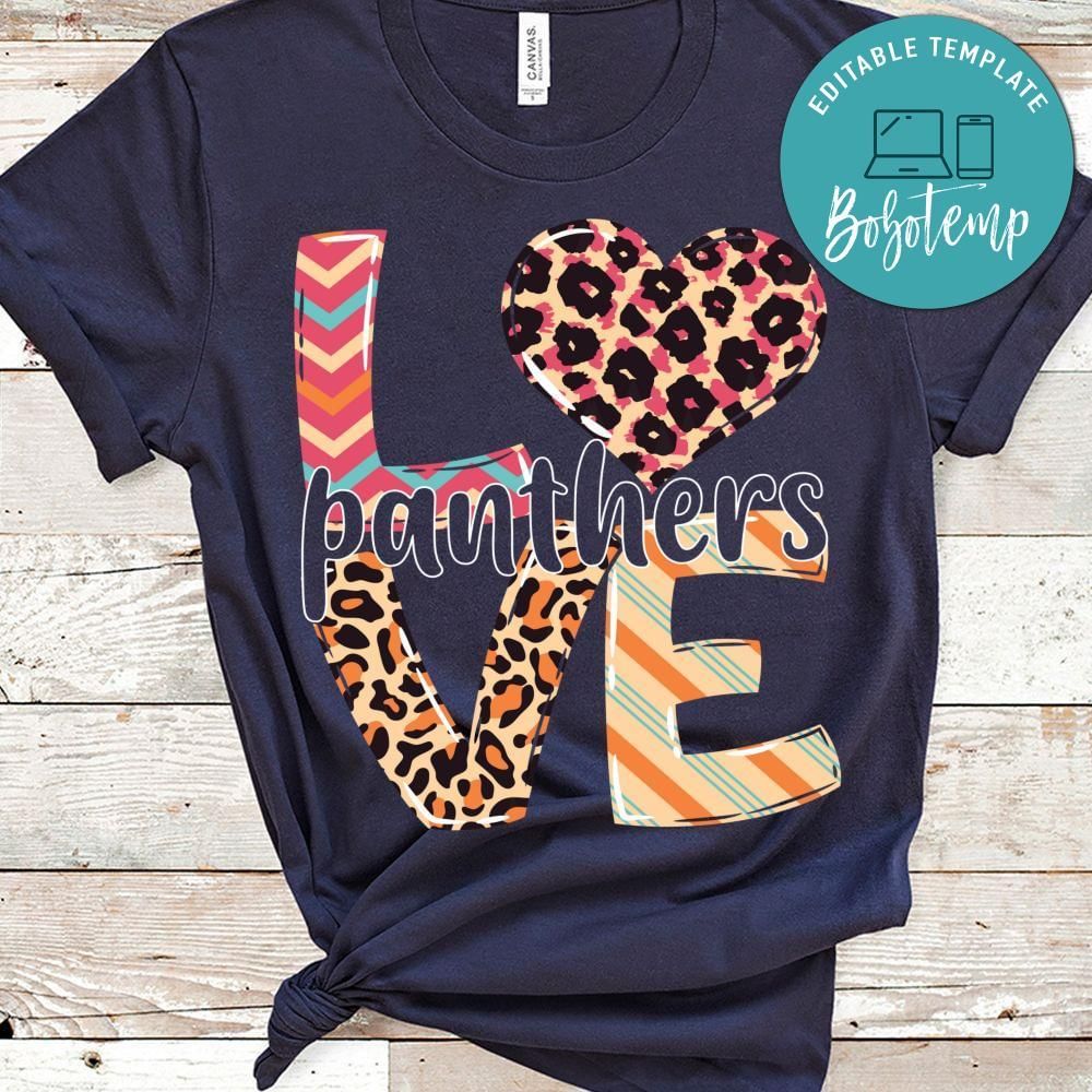 Love Panthers shirt