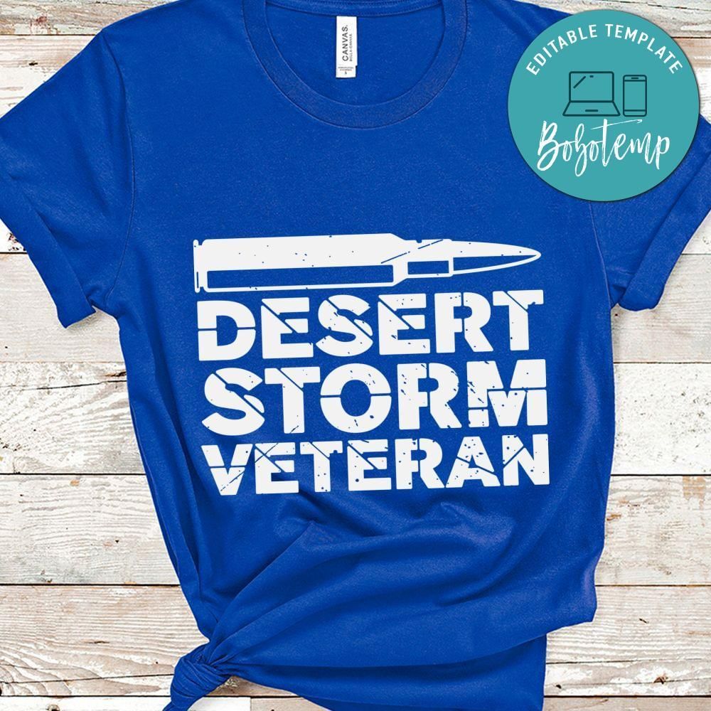 Desert Storm Veteran US Army shirt
