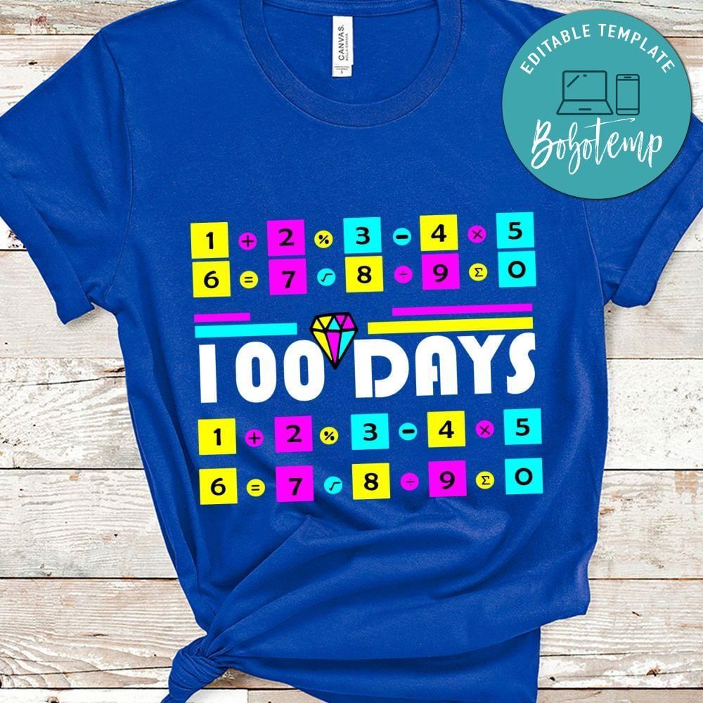 100 days shirt