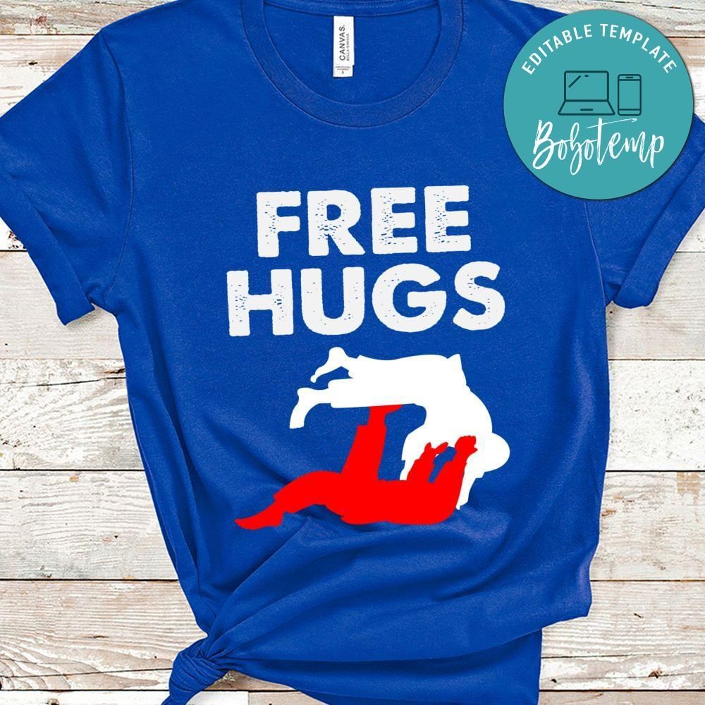 Free Hugs Jiu Jitsu Shirt