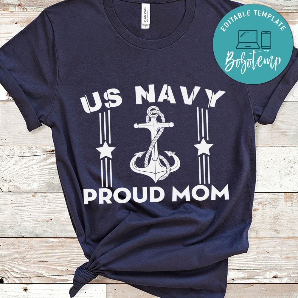 US Navy proud mom shirt gift