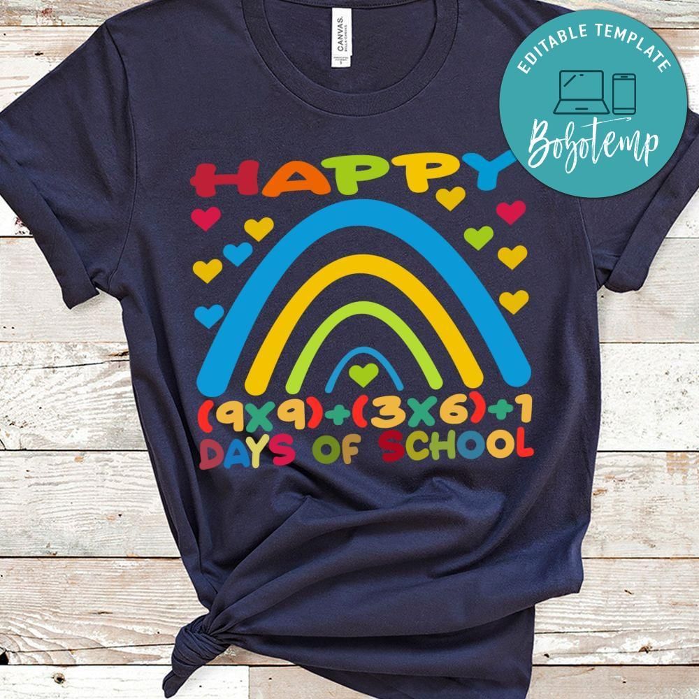 happy math day of school shirt