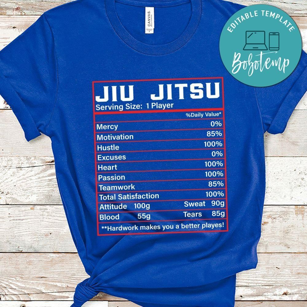 Funny Jiu Jitsu Nutrition Shirt
