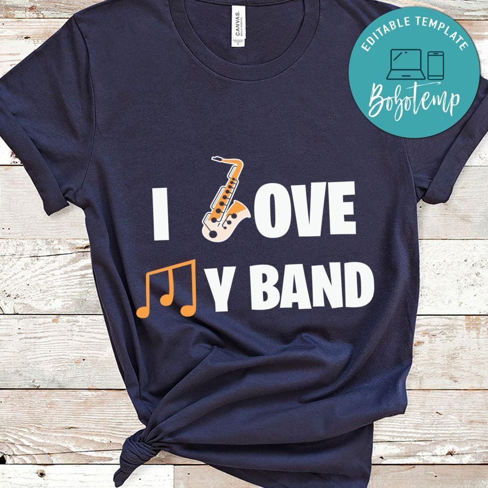 I love my band musican shirt