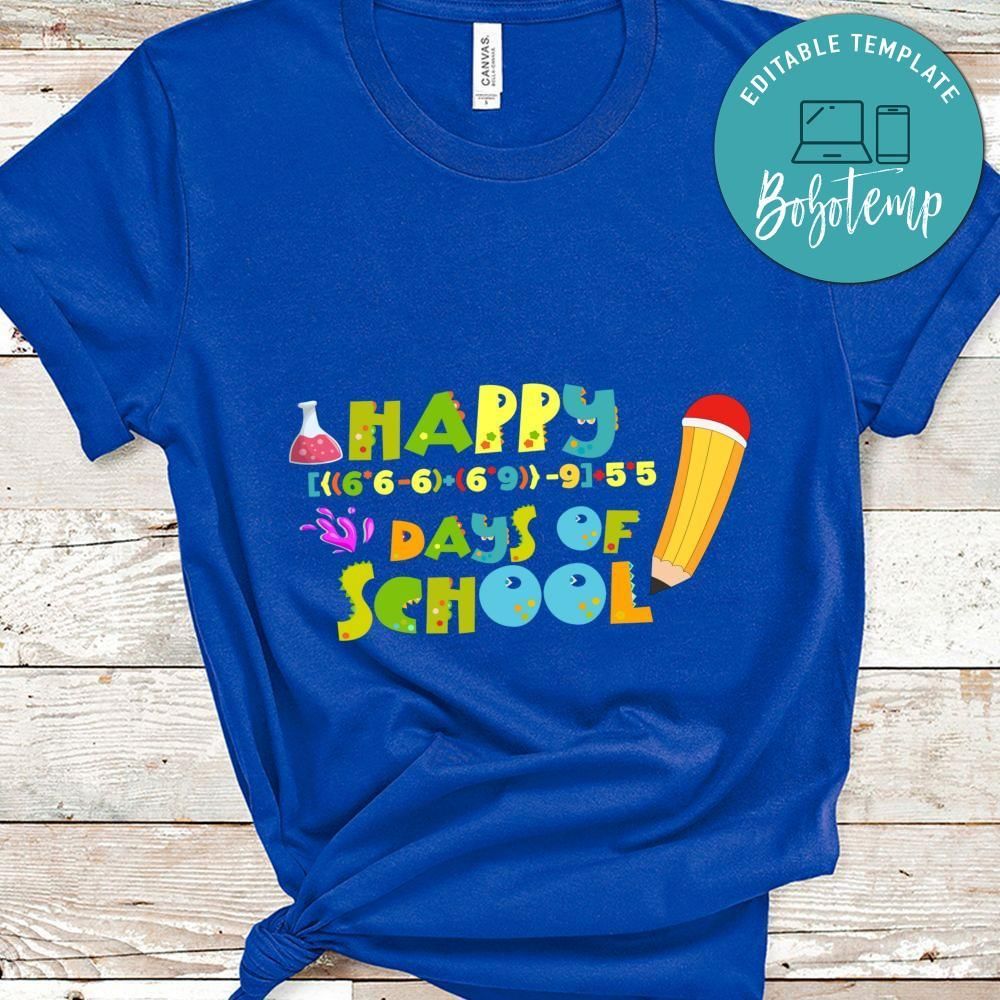 happy 100 days of school chemistry shirt