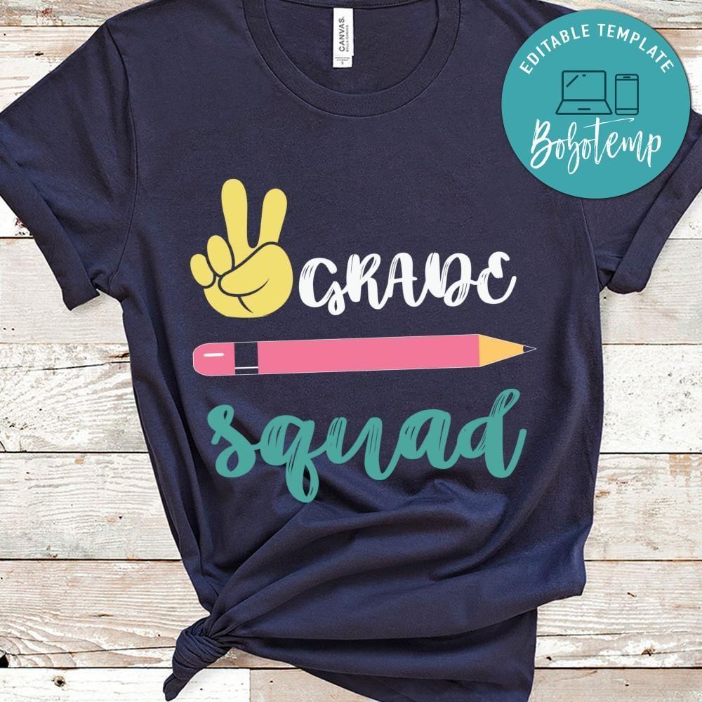 2nd Grade Squad Teacher shirt