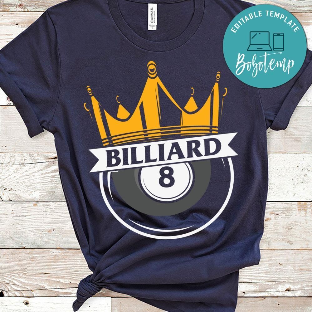 King Billard 8 shirt